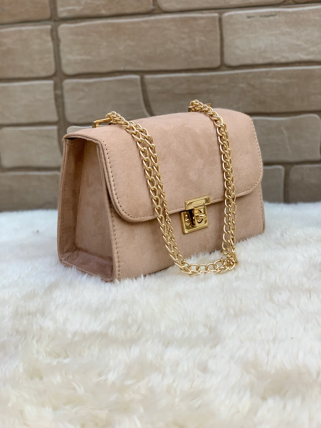 Alcan Chic Crossbody Bag “Beige”