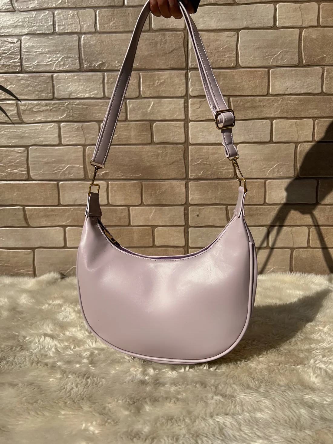Crossbody Hobo Bag “Lavender Moon”
