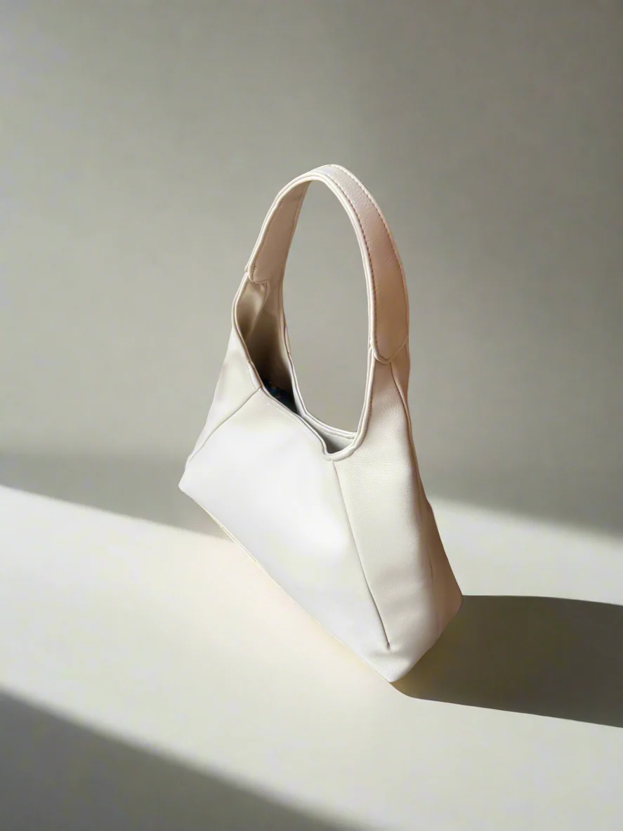 Berlin Satchel Tote “White”