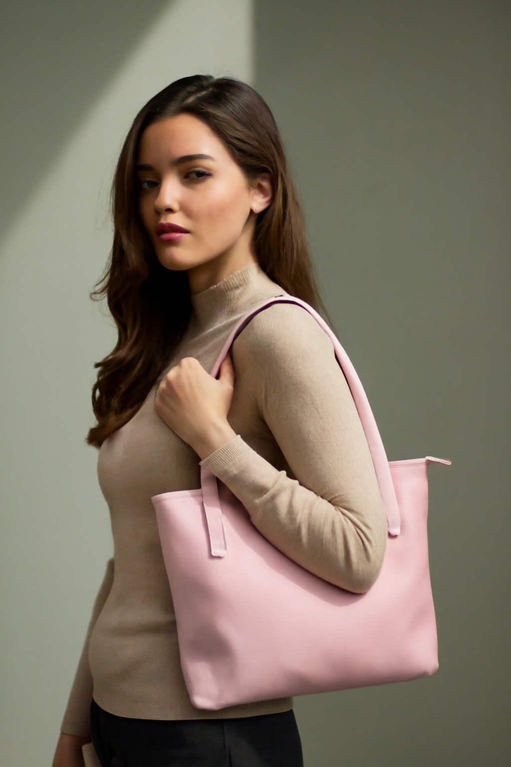 Elegant Pink Tote Bag
