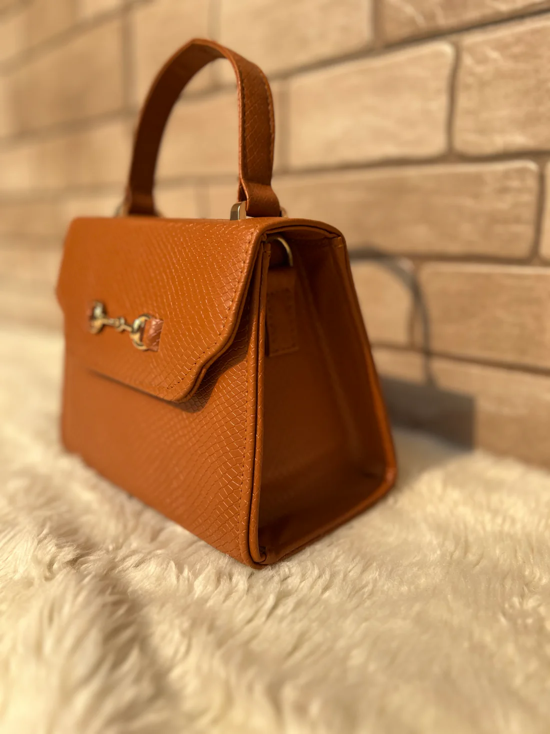 Versatile Amphibian Mini Handbag “Brown”