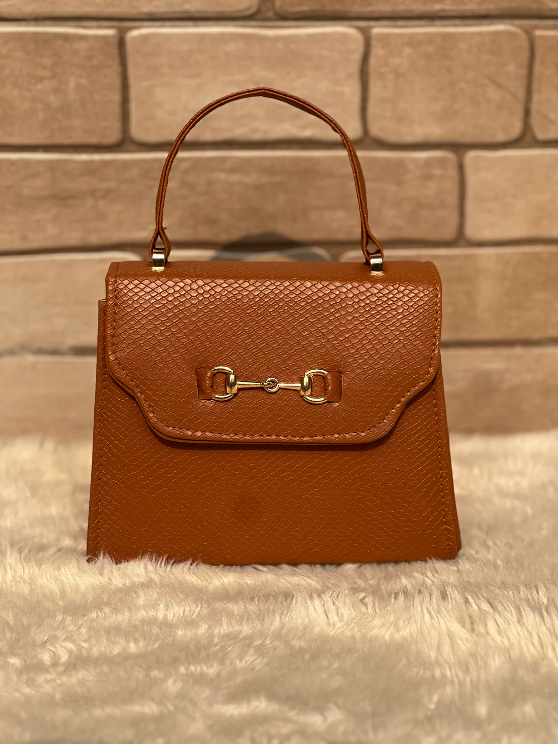 Versatile Amphibian Mini Handbag “Brown”