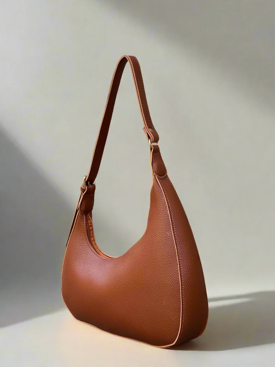 Luna Asymmetric Bag “Brown”