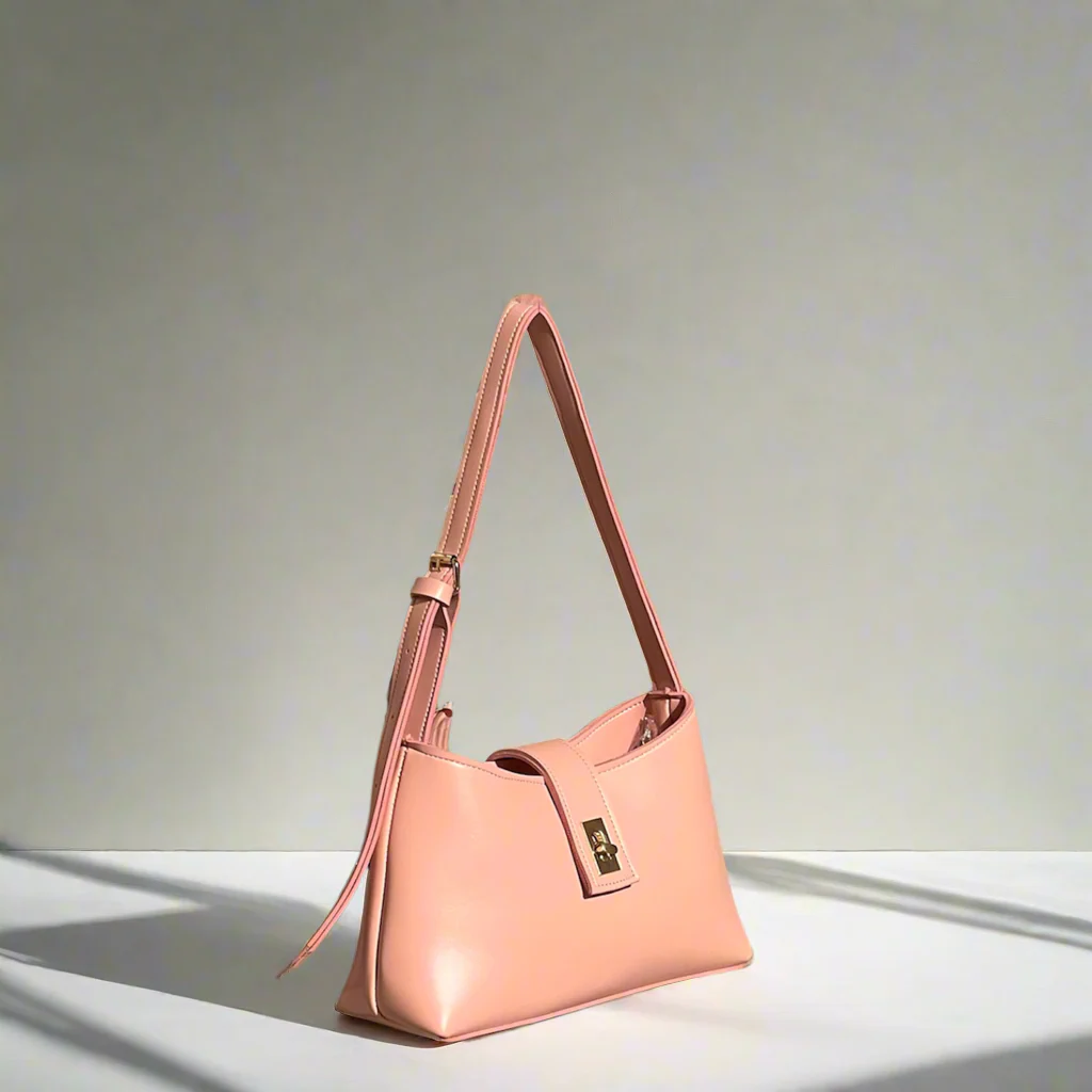 Casual Chic Saddle Bag “Pink”