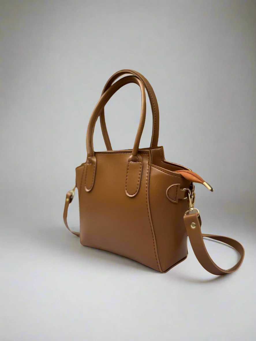 Petite Satchel Purse “Tawny Brown”  1 review