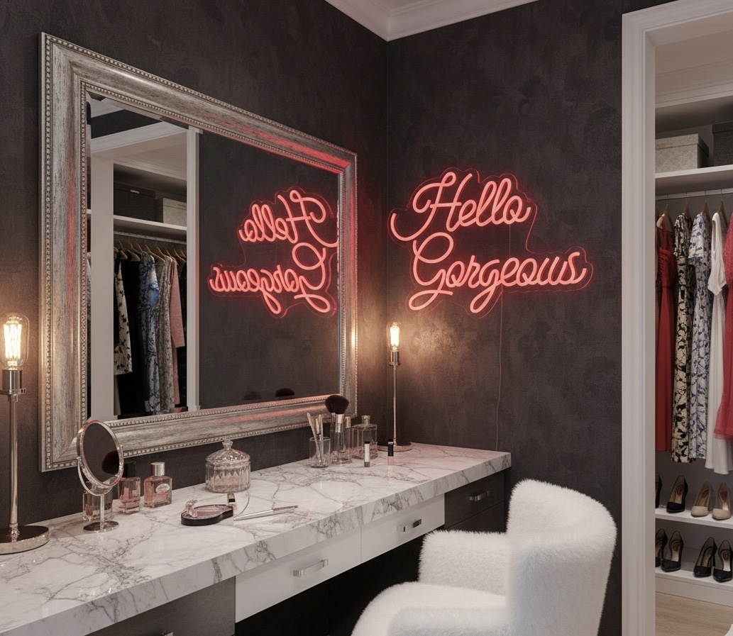 Hello Gorgeous Neon Sign