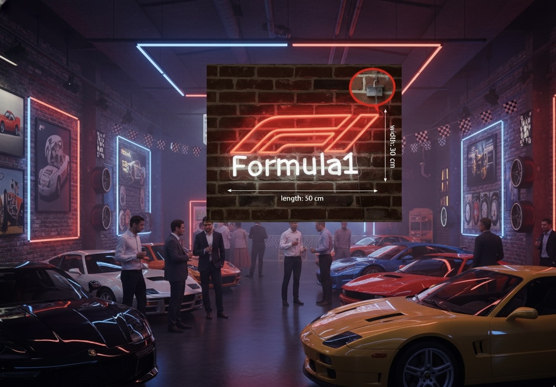 Formula 1 Neon Sign