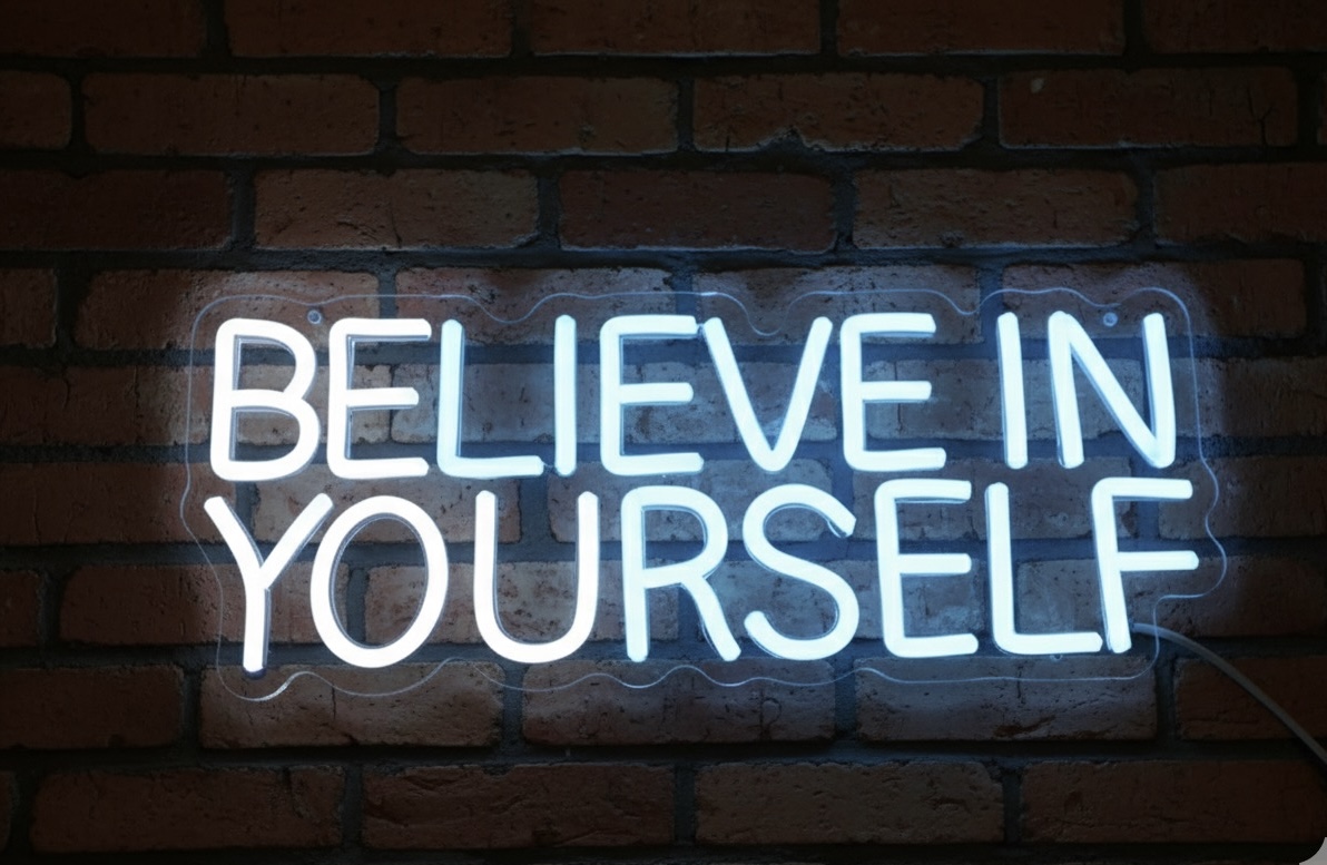 Believe In Yourself Neon Sign