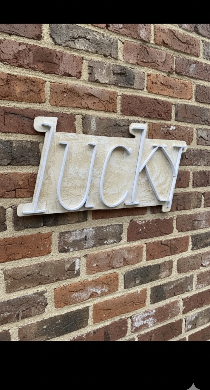“Lucky “Neon Sign