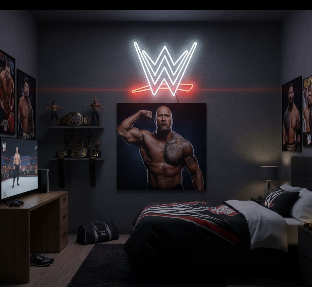 WWE Neon Light Sign