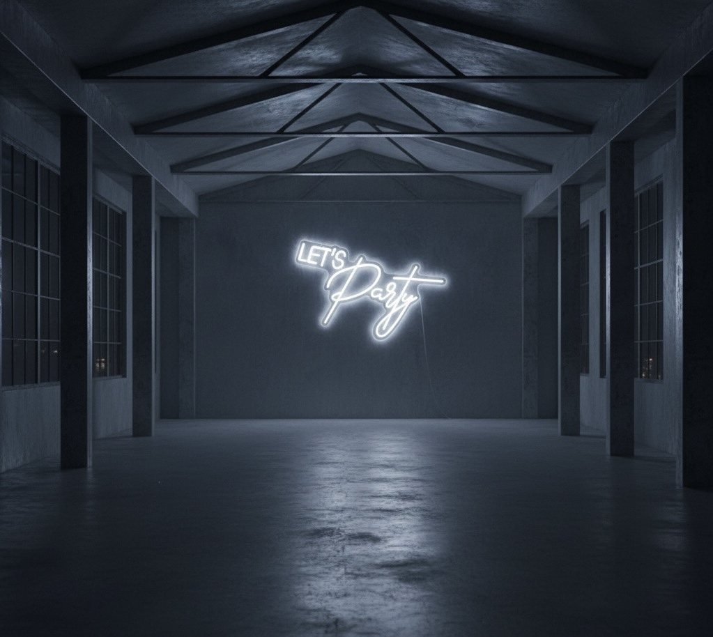 Let's Party Neon Sign