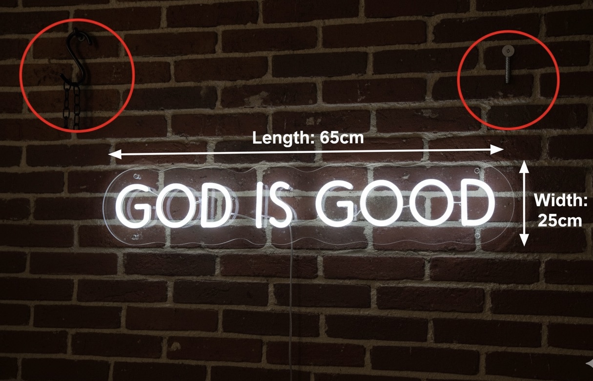 God Is Good Neon Sign