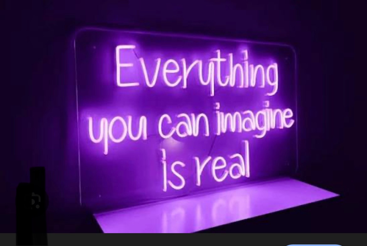 Neon Inspirational Wall Sign
