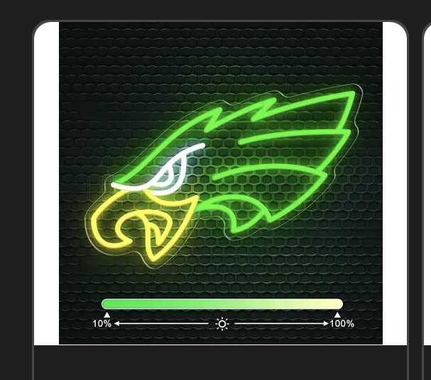Philadelphia Eagles Neon Light Sign