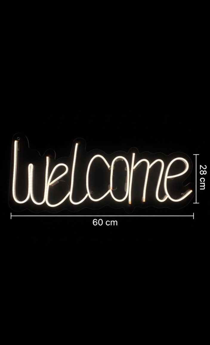 “Welcome” Neon Sign