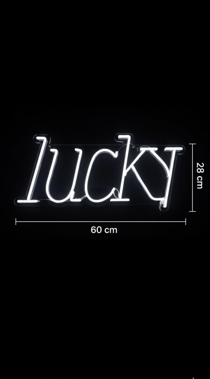 “Lucky “Neon Sign