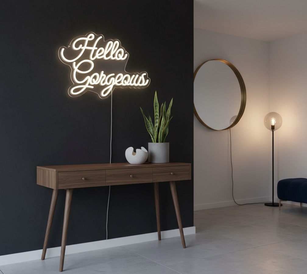 Hello Gorgeous Neon Sign