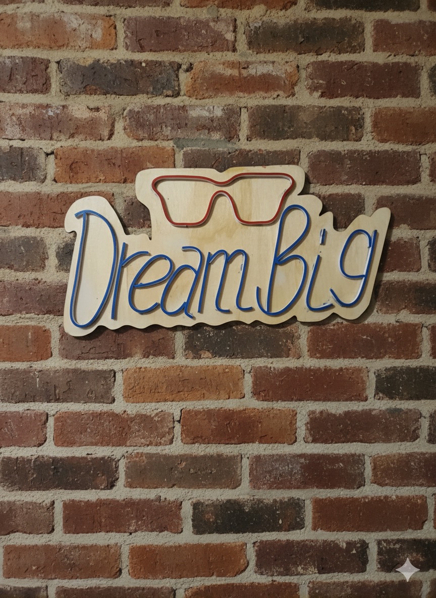 Dream Big Neon Sign