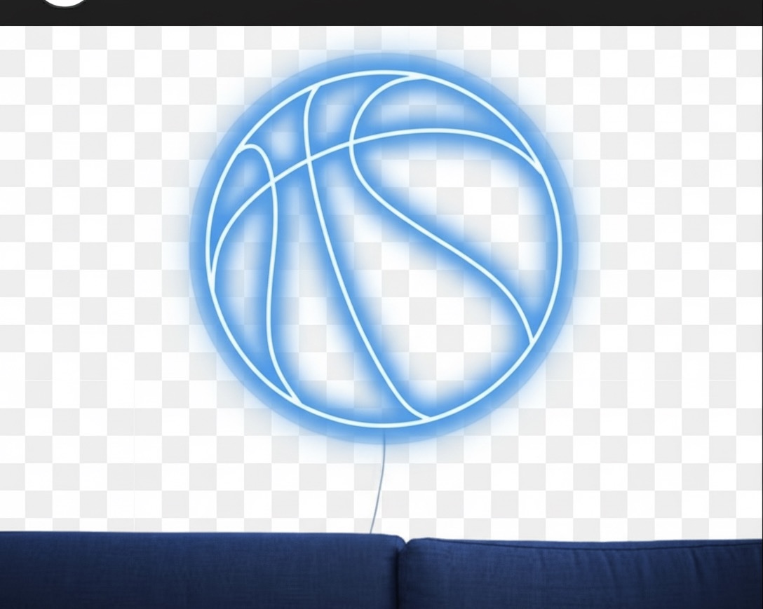 Basketball Neon Wall Light