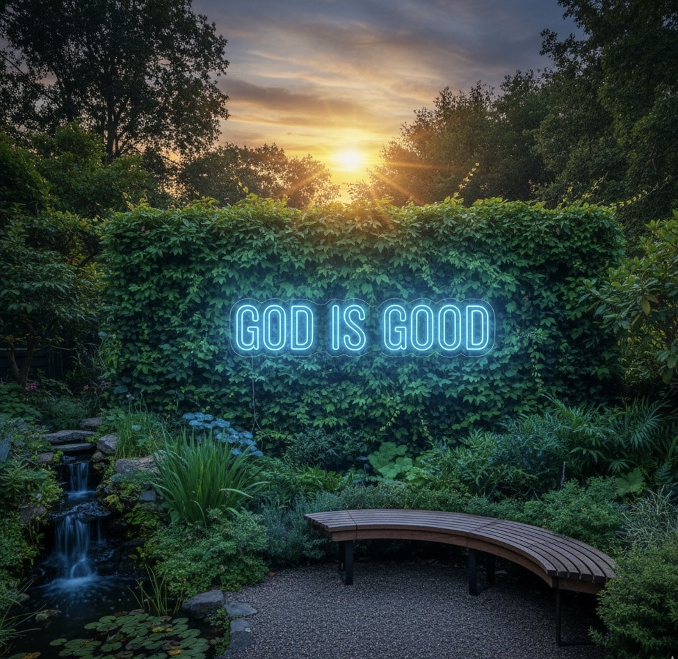 God Is Good Neon Sign