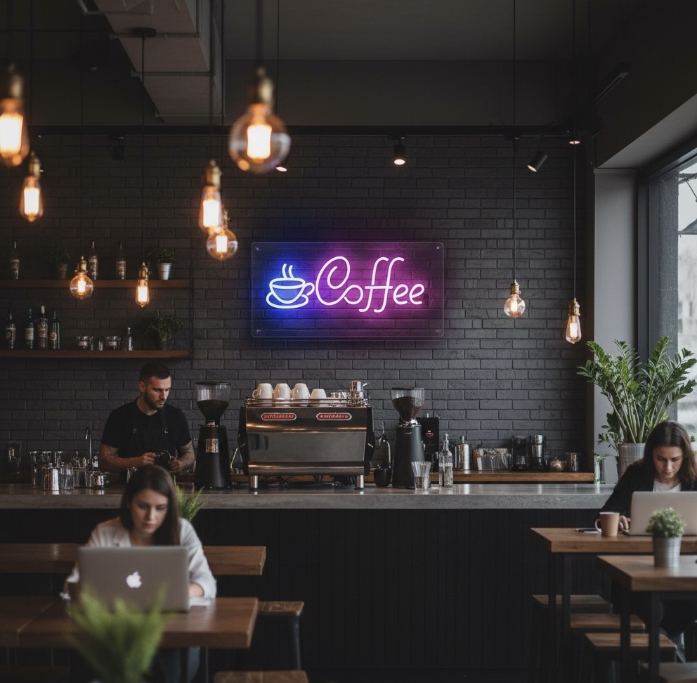 Neon Coffee Sign
