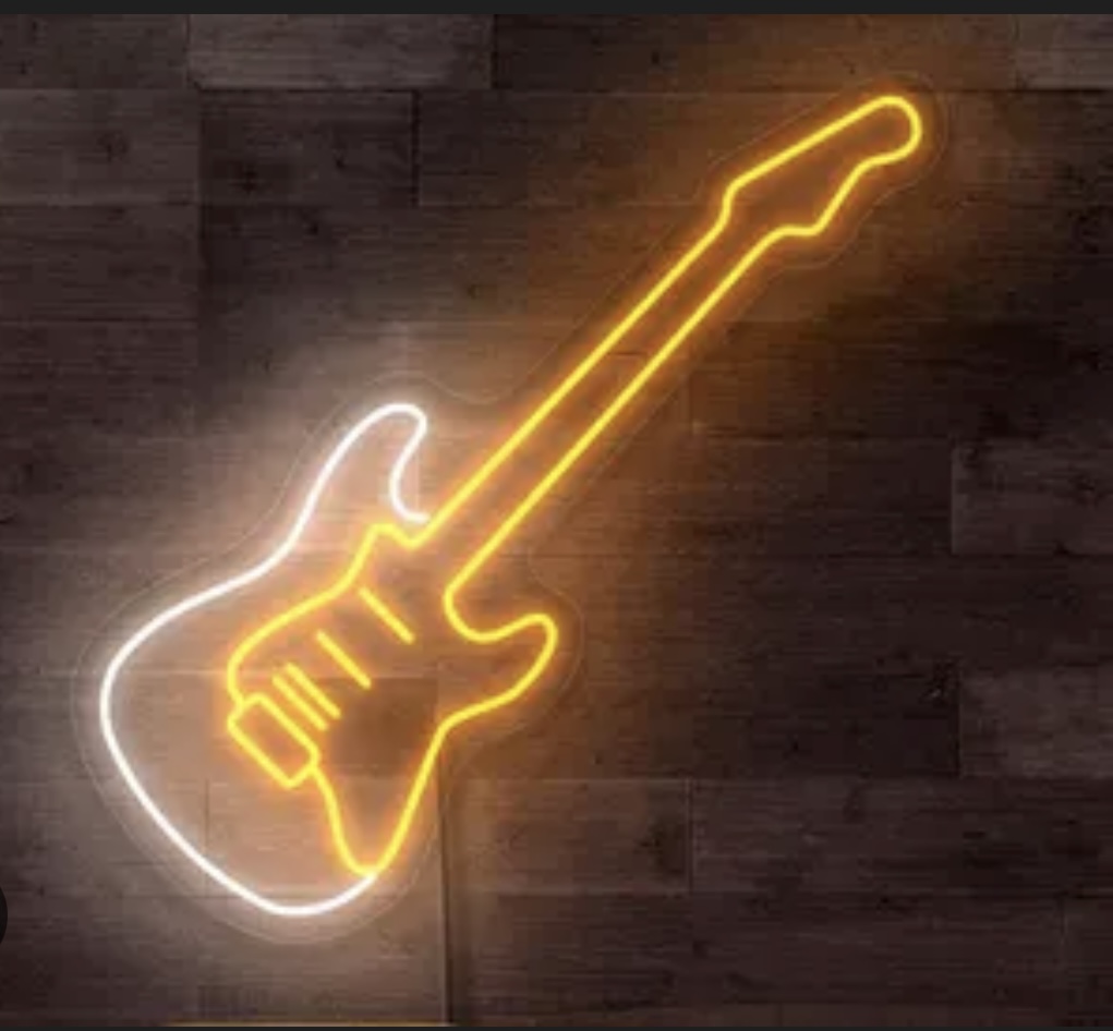Electric Guitar Neon Sign