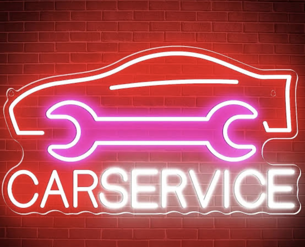 Car Service Neon Sign