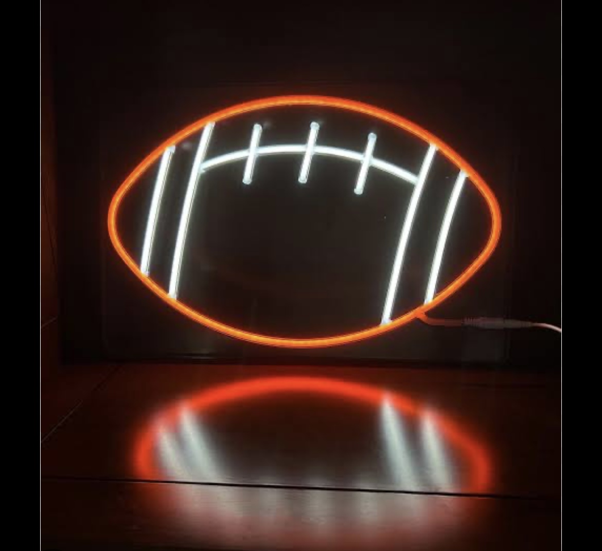 Football Neon Sign