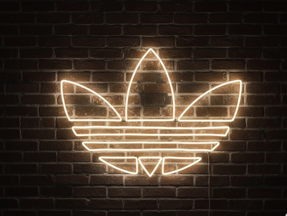 Adidas Trefoil Neon Sign