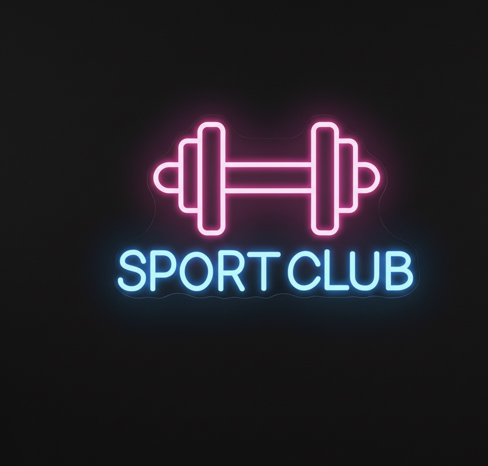 Neon Fitness Sign