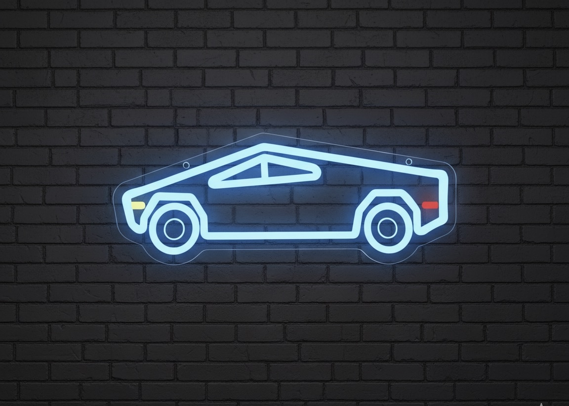 Cybertruck Neon LED Sign