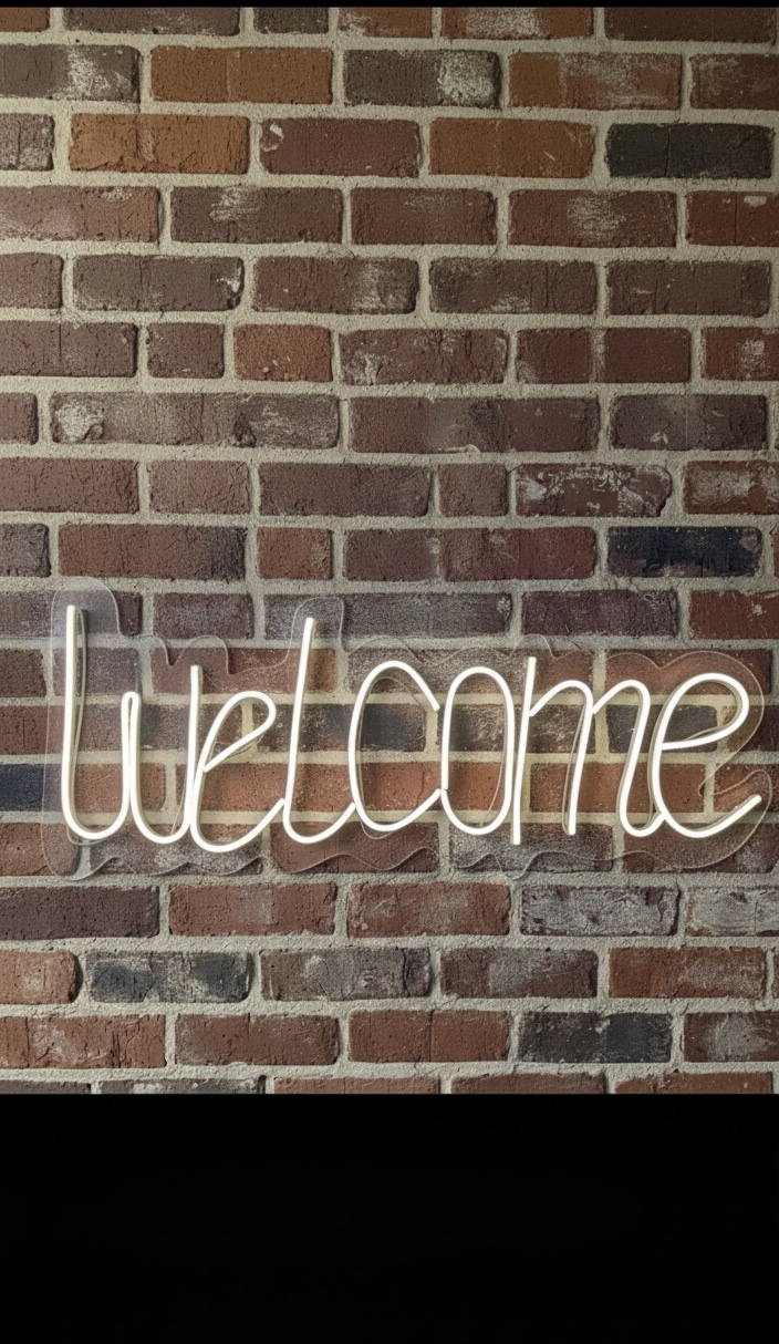 “Welcome” Neon Sign