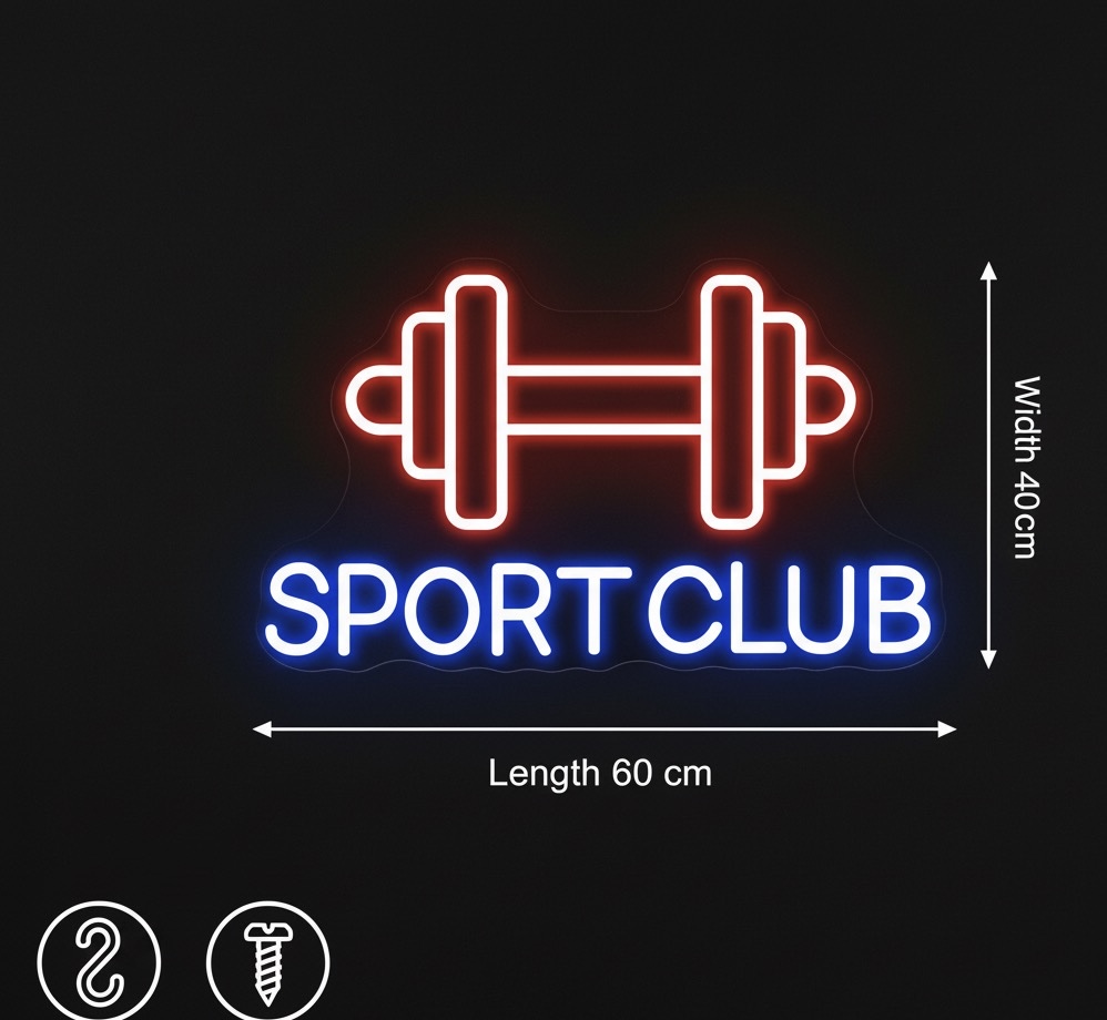 Neon Fitness Sign