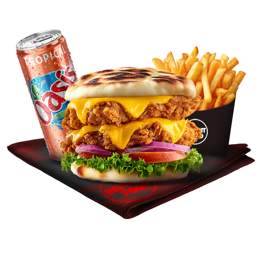 Nos spécialités burgers pain naan fromage