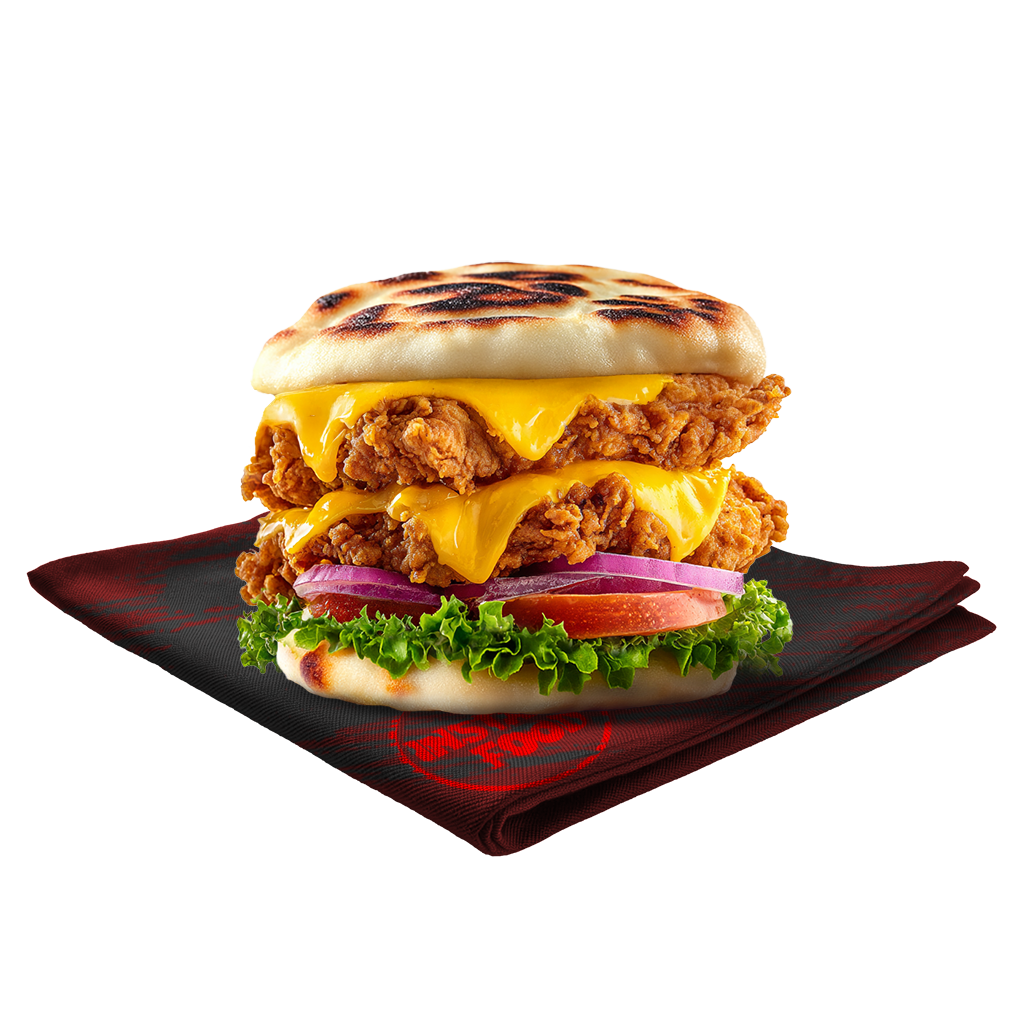 Nos spécialités burgers pain naan fromage