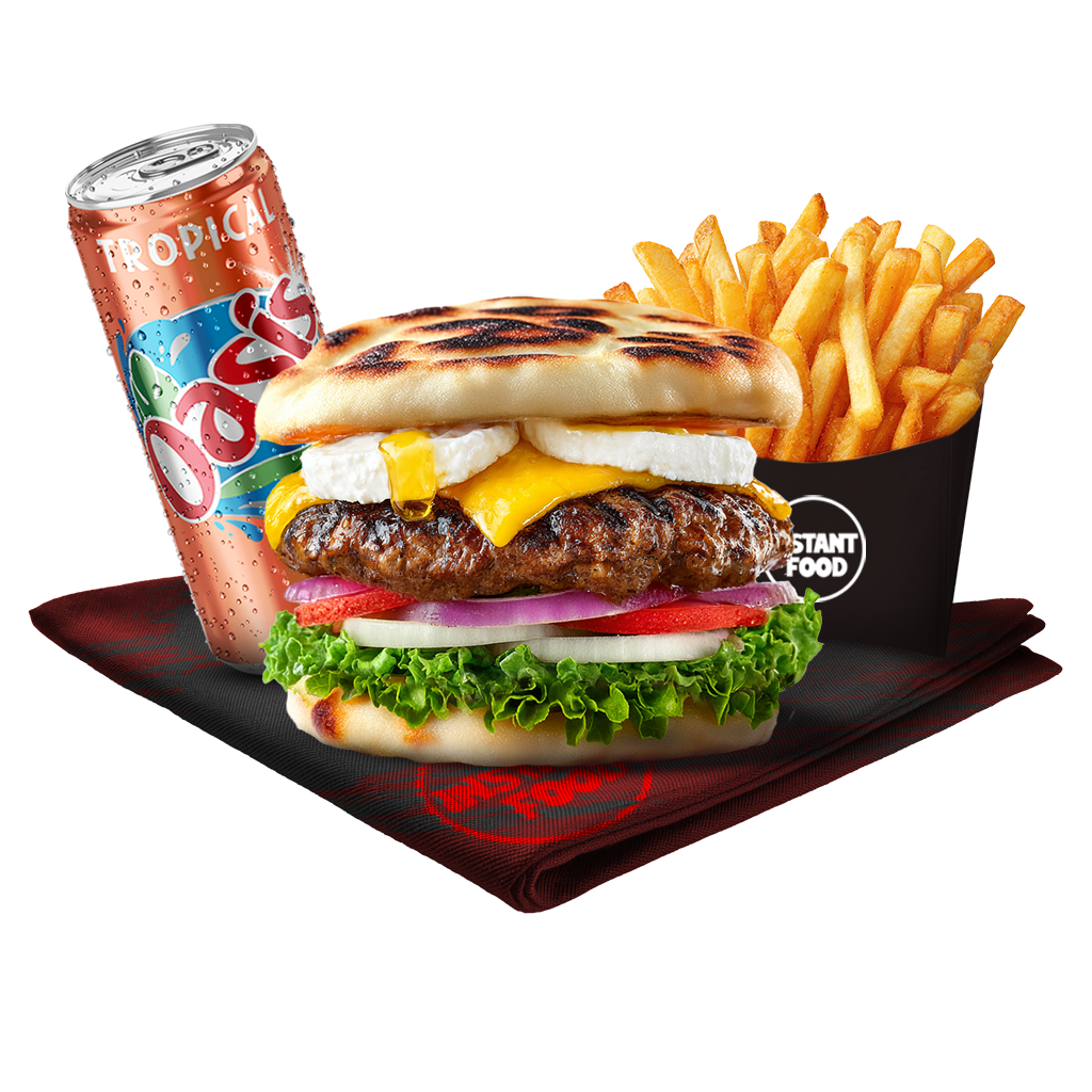 Nos spécialités burgers pain naan fromage