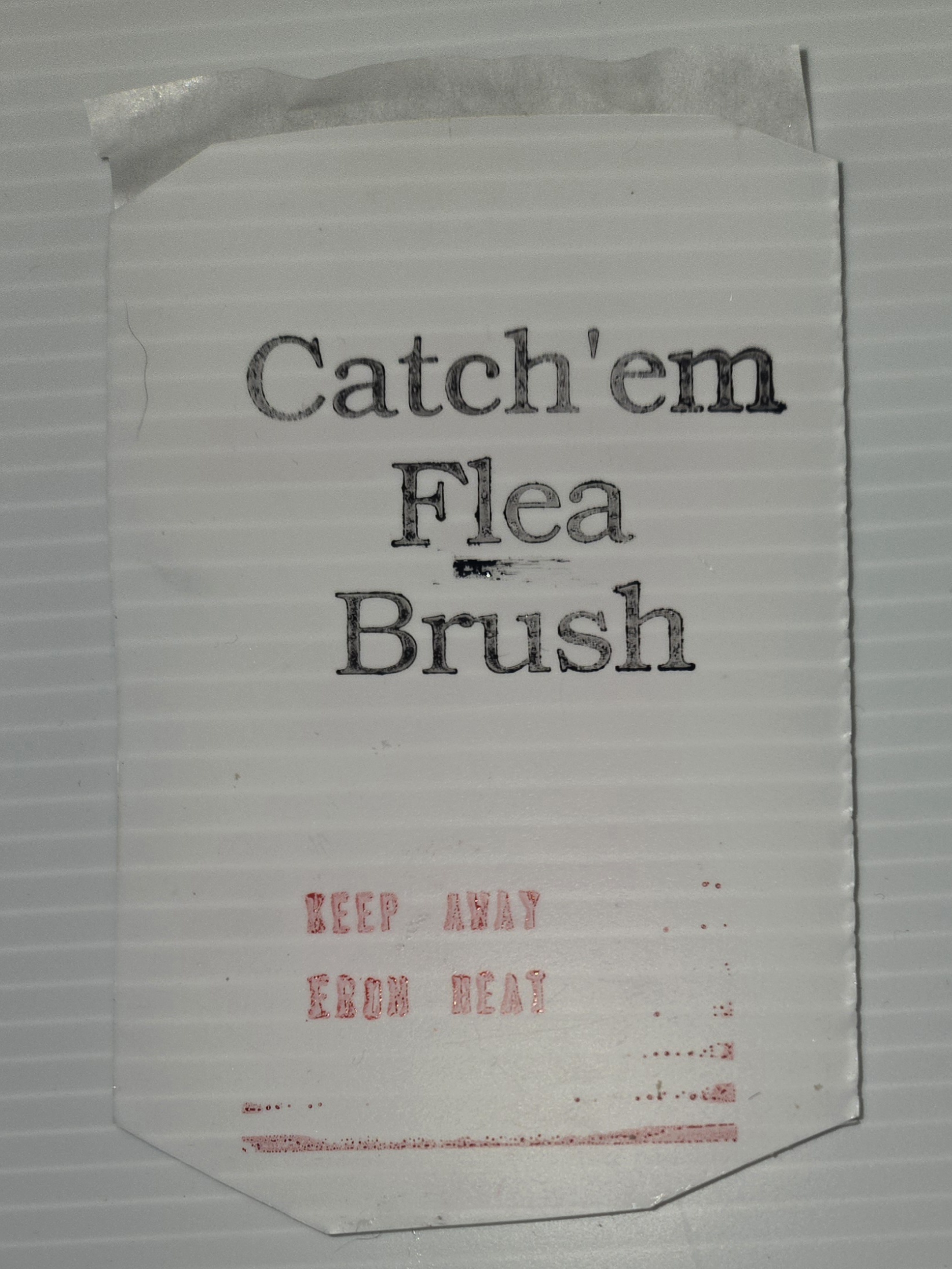 Catch'em Flea Brush Sticky Board
