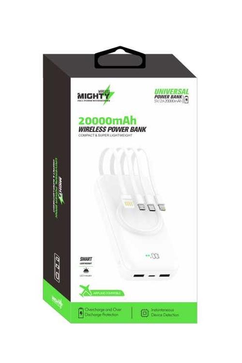 Banco de energía inalámbrico 20000mAh