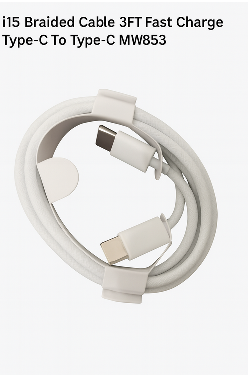 Cable trenzado i5 de 3 pies carga rápida