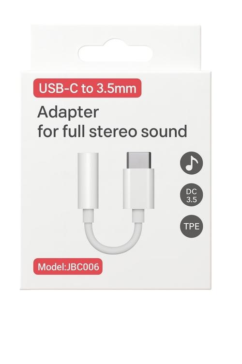 Adaptador USB-C a 3.5mm