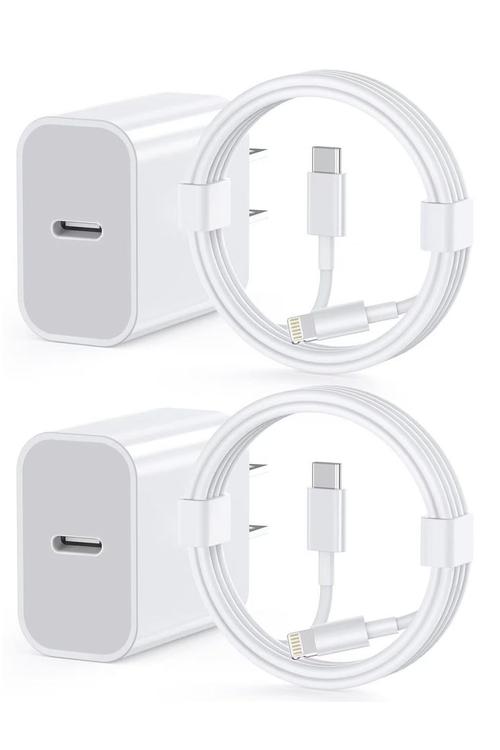 Cargador rápido USB-C con cable Lightning