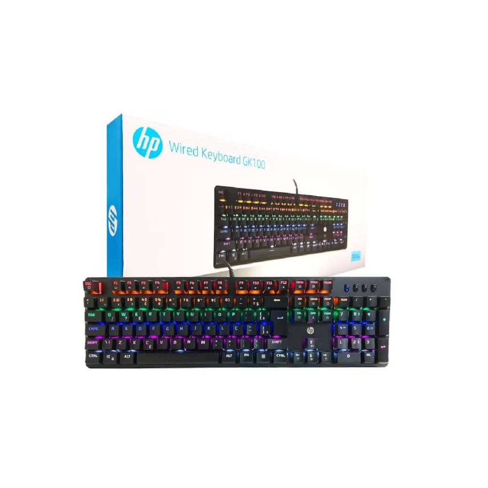 Teclado HP GK100F con cable