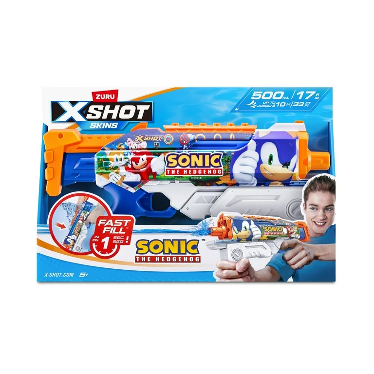 Pistola de agua X-Shot Sonic the Hedgehog