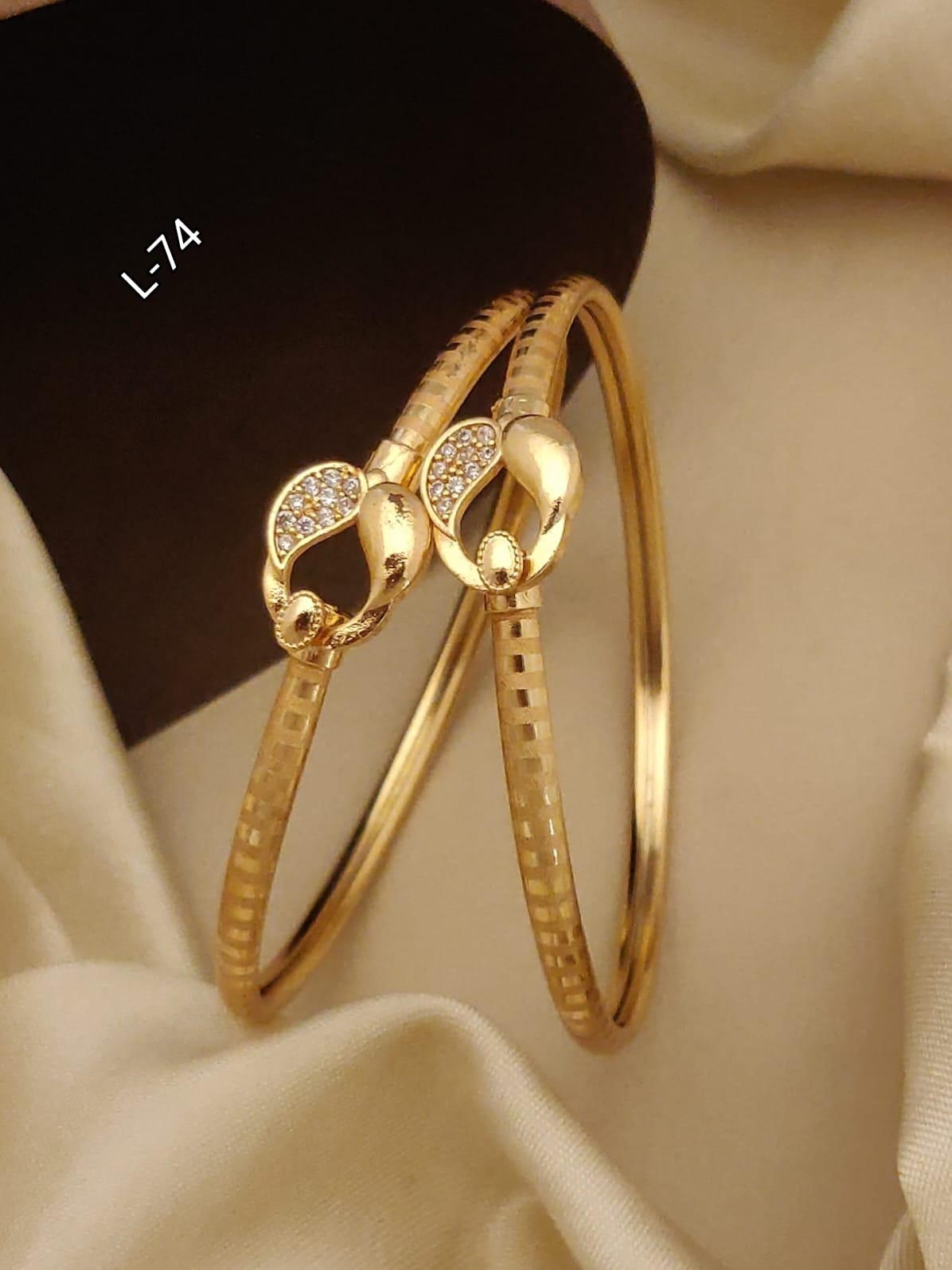 Gold-Plated Designer Bangles