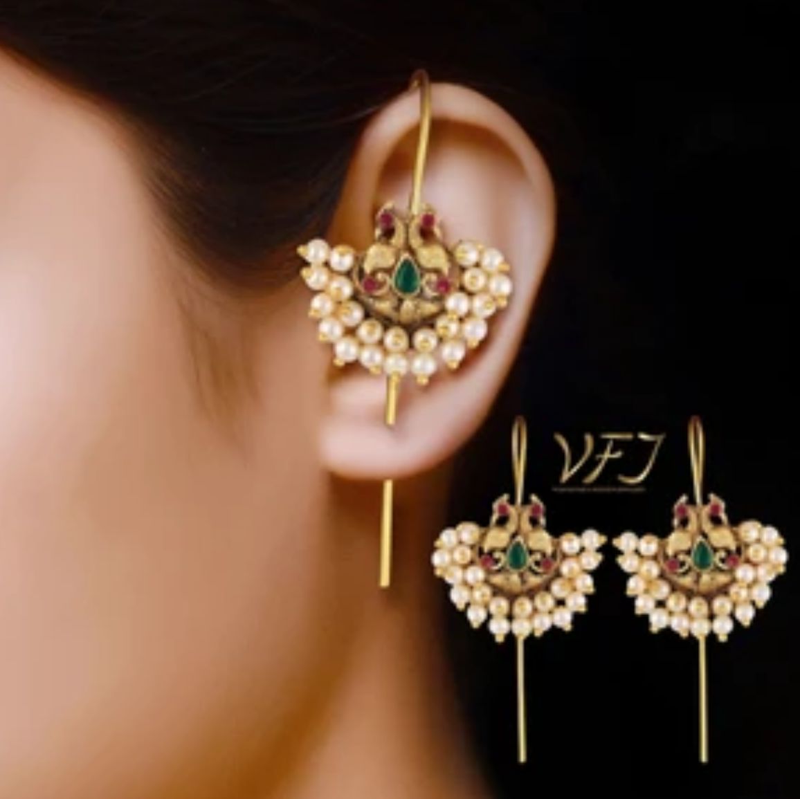 Traditional Pearl Earrings