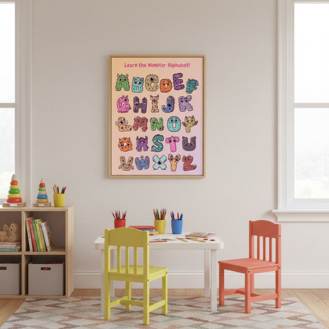 ABC Monster Poster