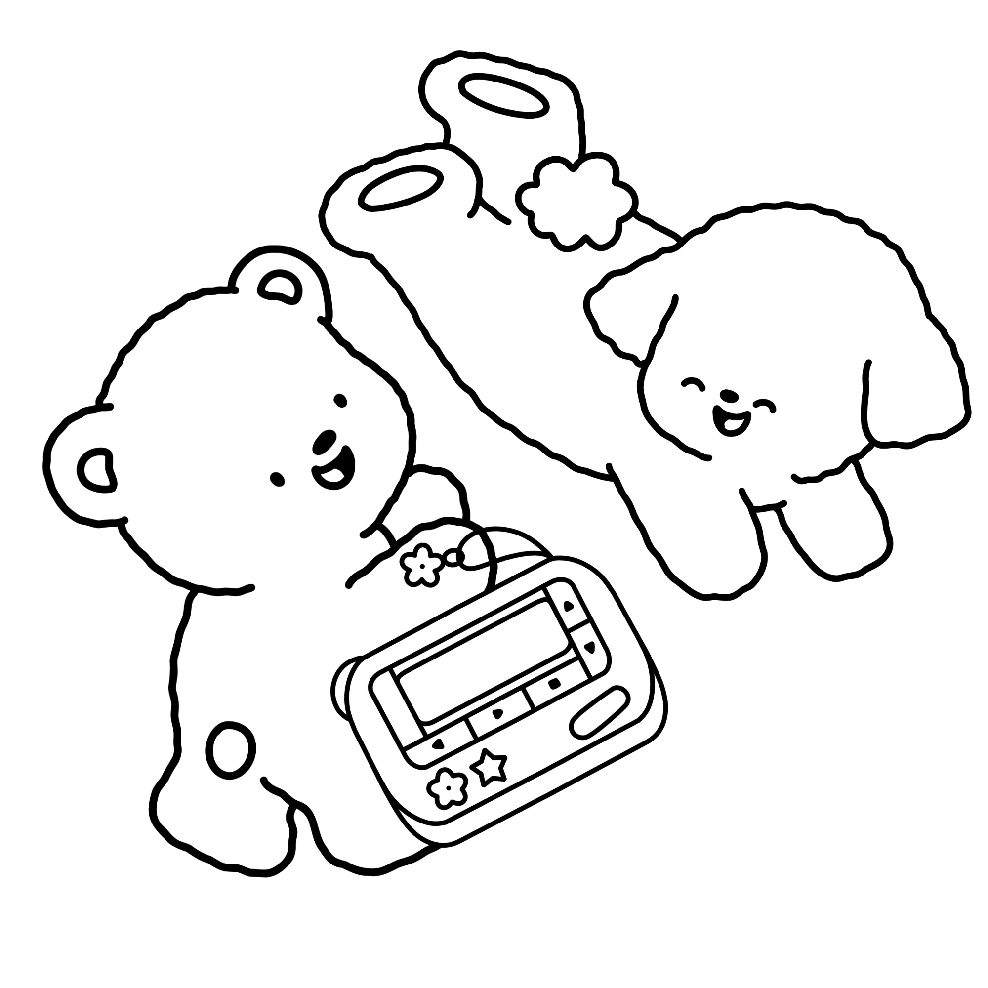 Summer Snuggles With Fluffy Friends Coloring Book