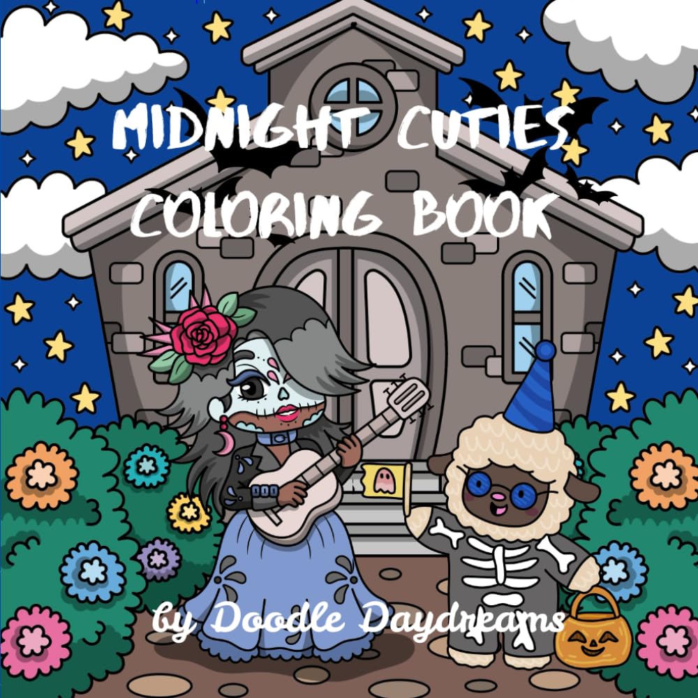 Midnight Cutie Coloring Book