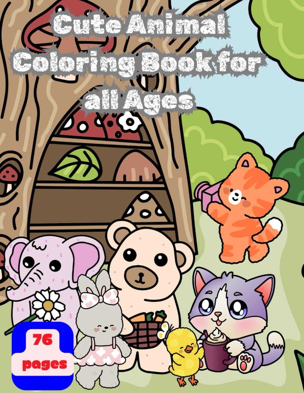 Cute Animal Coloring Book
