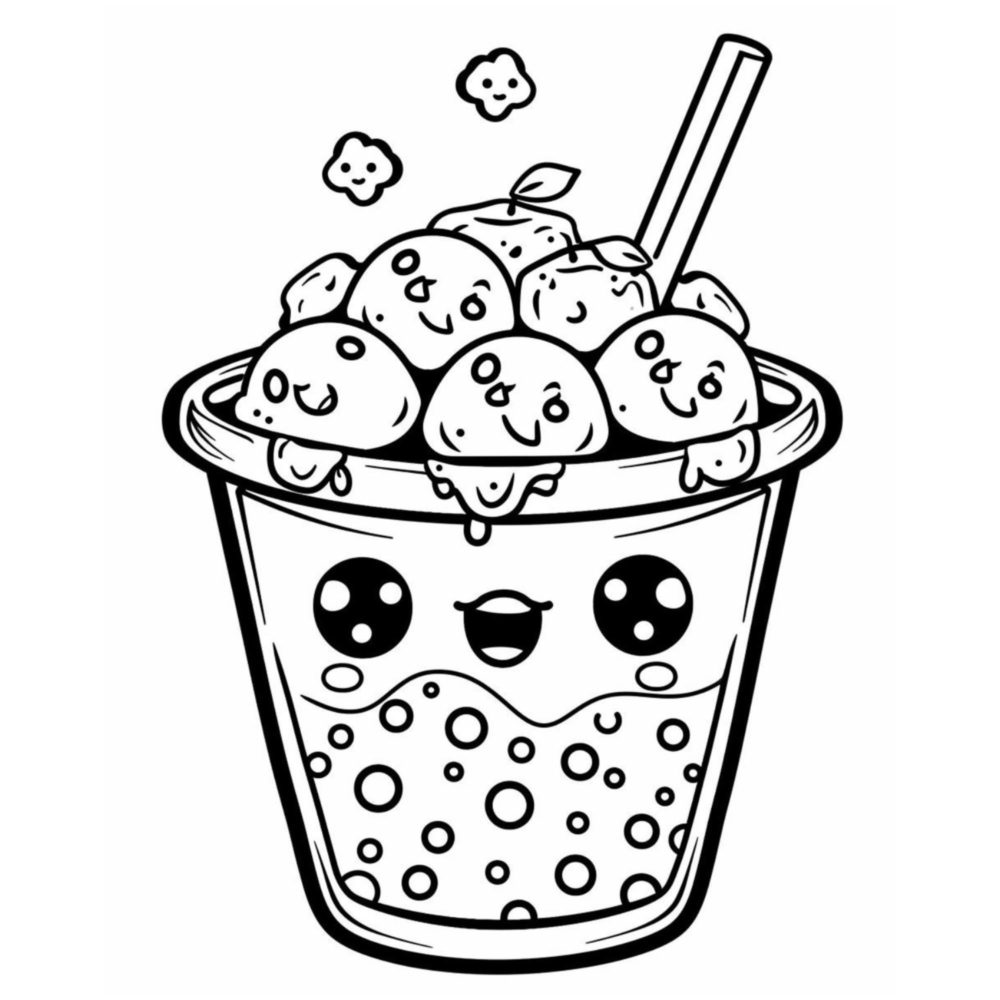 Coffee and Tea Coloring Book